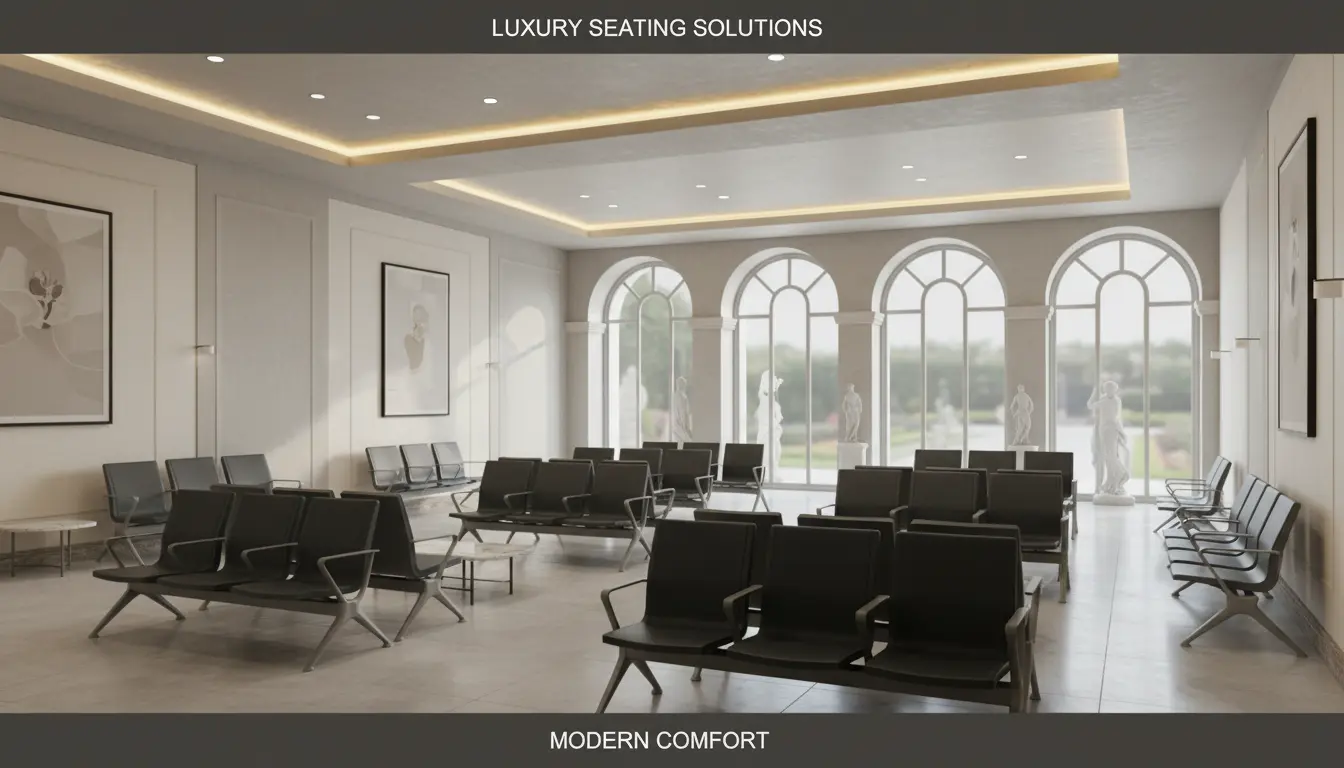 sala de espera con sillas elegantes